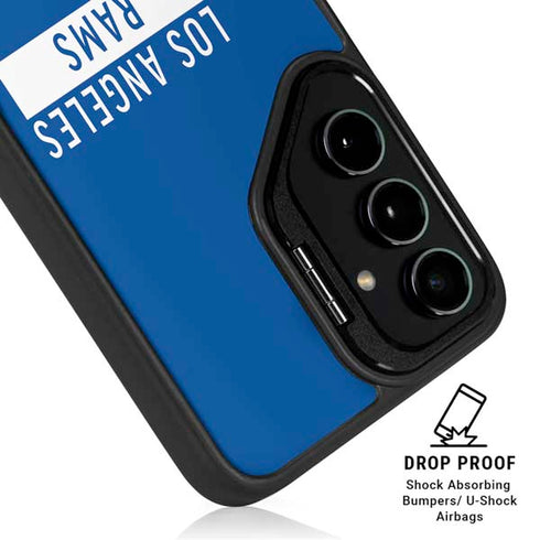 NFL Los Angeles Rams Blue Performance Series Galaxy S25 Ultra Kickstand Case